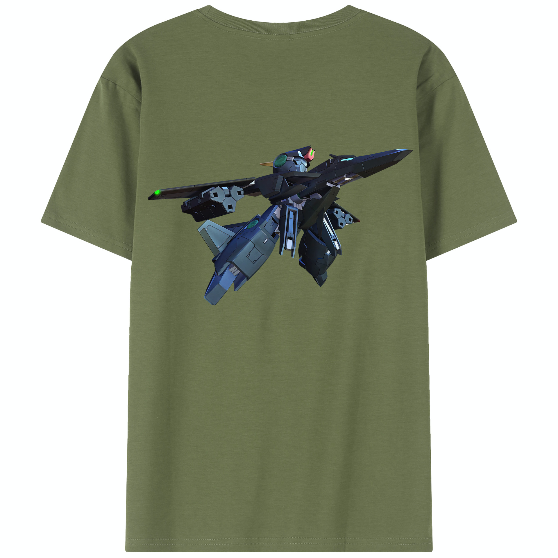 （画像用） 機動戦士ガンダム Mobile Suit Gundam 綿100％半袖Tシャツ（背面プリント）
